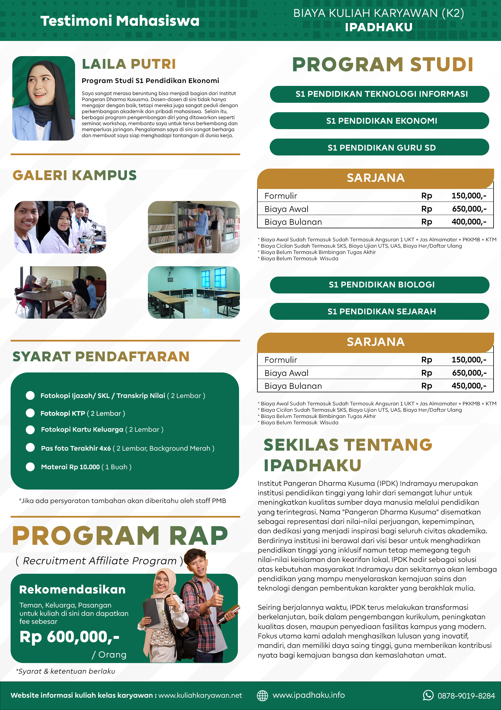 Brosur Belakang